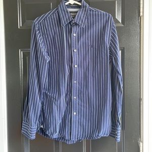 American Eagle Vintage Fit striped button down in great shape